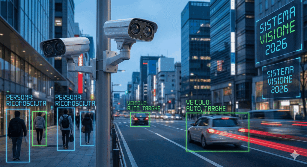 telecamere smart riconoscimento persone veicoli 2026