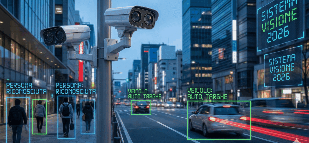 telecamere smart riconoscimento persone veicoli 2026