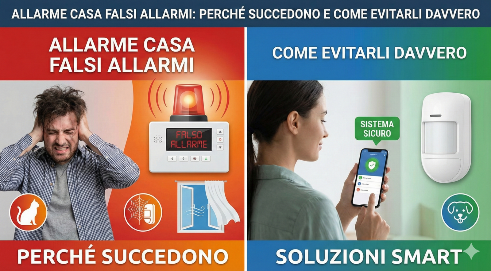 Allarme casa falsi allarmi: perché succedono e come evitarli davvero